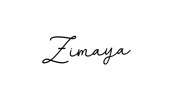 Zimaya stylish signature style. Best Handwritten Sign (BallpointsItalic-DORy9) for my name. Handwritten Signature Collection Ideas for my name Zimaya. Zimaya signature style 11 images and pictures png