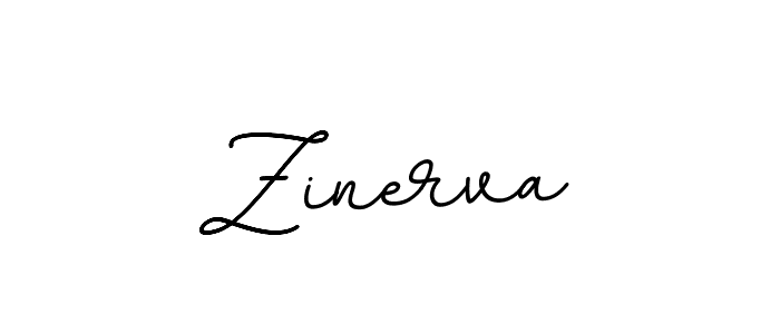 Make a beautiful signature design for name Zinerva. With this signature (BallpointsItalic-DORy9) style, you can create a handwritten signature for free. Zinerva signature style 11 images and pictures png