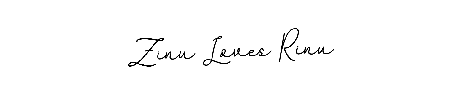Zinu Loves Rinu stylish signature style. Best Handwritten Sign (BallpointsItalic-DORy9) for my name. Handwritten Signature Collection Ideas for my name Zinu Loves Rinu. Zinu Loves Rinu signature style 11 images and pictures png
