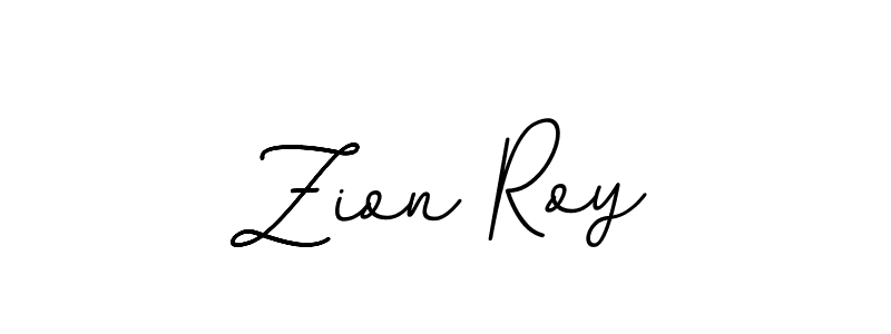 Use a signature maker to create a handwritten signature online. With this signature software, you can design (BallpointsItalic-DORy9) your own signature for name Zion Roy. Zion Roy signature style 11 images and pictures png