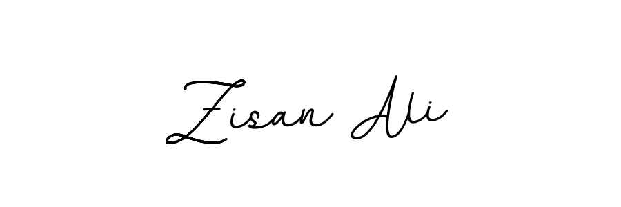 How to make Zisan Ali name signature. Use BallpointsItalic-DORy9 style for creating short signs online. This is the latest handwritten sign. Zisan Ali signature style 11 images and pictures png