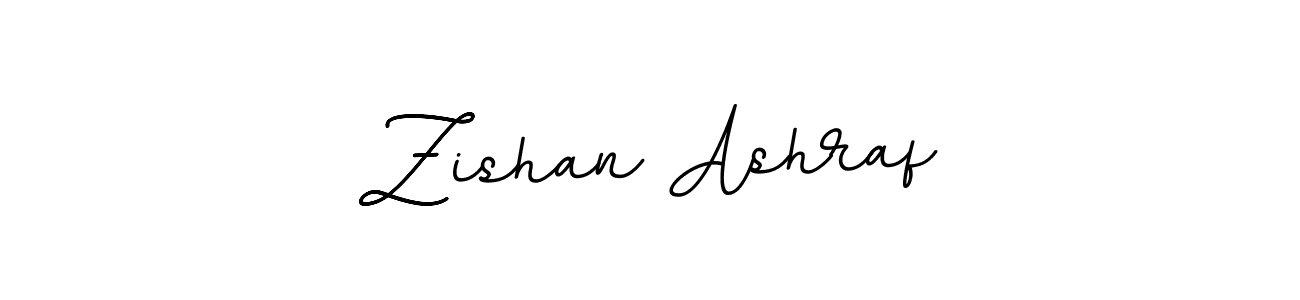 How to make Zishan Ashraf name signature. Use BallpointsItalic-DORy9 style for creating short signs online. This is the latest handwritten sign. Zishan Ashraf signature style 11 images and pictures png