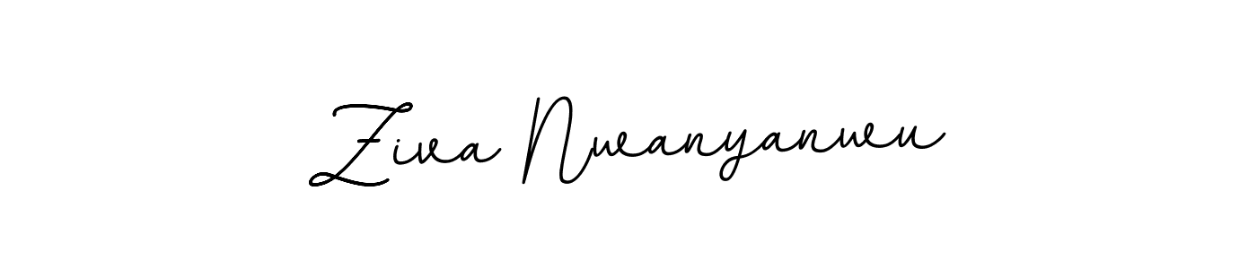 Also we have Ziva Nwanyanwu name is the best signature style. Create professional handwritten signature collection using BallpointsItalic-DORy9 autograph style. Ziva Nwanyanwu signature style 11 images and pictures png