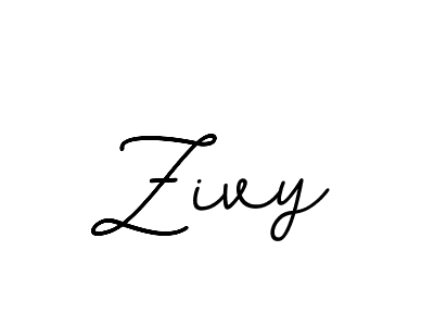 How to make Zivy name signature. Use BallpointsItalic-DORy9 style for creating short signs online. This is the latest handwritten sign. Zivy signature style 11 images and pictures png