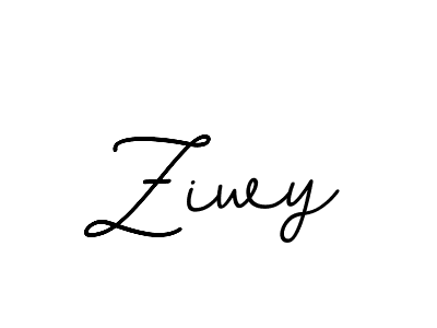 The best way (BallpointsItalic-DORy9) to make a short signature is to pick only two or three words in your name. The name Ziwy include a total of six letters. For converting this name. Ziwy signature style 11 images and pictures png