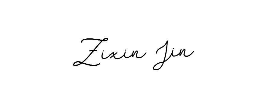 The best way (BallpointsItalic-DORy9) to make a short signature is to pick only two or three words in your name. The name Zixin Jin include a total of six letters. For converting this name. Zixin Jin signature style 11 images and pictures png