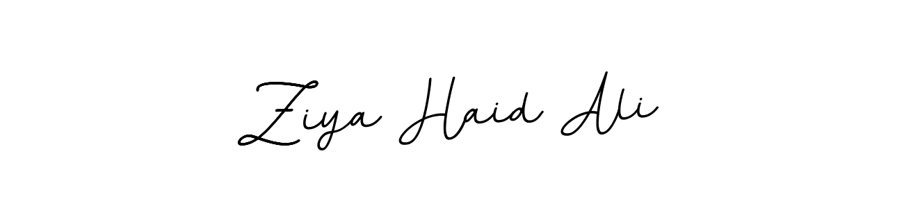 Design your own signature with our free online signature maker. With this signature software, you can create a handwritten (BallpointsItalic-DORy9) signature for name Ziya Haid Ali. Ziya Haid Ali signature style 11 images and pictures png