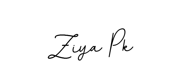 How to make Ziya Pk name signature. Use BallpointsItalic-DORy9 style for creating short signs online. This is the latest handwritten sign. Ziya Pk signature style 11 images and pictures png