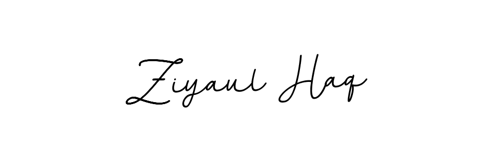 Use a signature maker to create a handwritten signature online. With this signature software, you can design (BallpointsItalic-DORy9) your own signature for name Ziyaul Haq. Ziyaul Haq signature style 11 images and pictures png