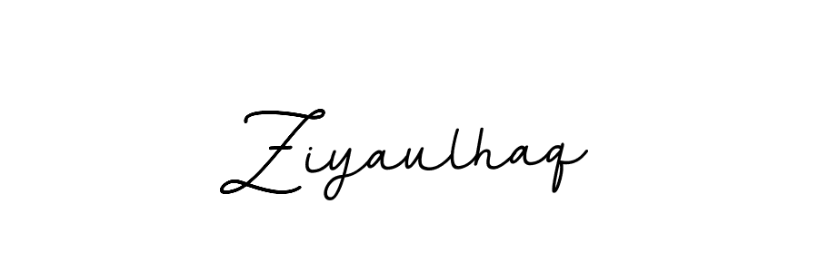 Use a signature maker to create a handwritten signature online. With this signature software, you can design (BallpointsItalic-DORy9) your own signature for name Ziyaulhaq. Ziyaulhaq signature style 11 images and pictures png