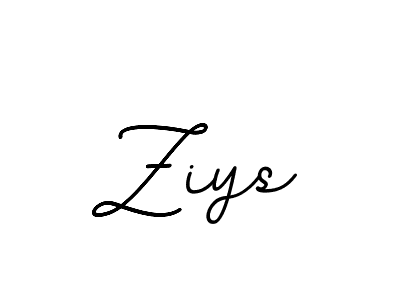 You should practise on your own different ways (BallpointsItalic-DORy9) to write your name (Ziys) in signature. don't let someone else do it for you. Ziys signature style 11 images and pictures png