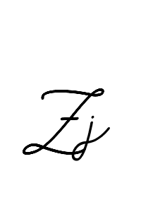 Design your own signature with our free online signature maker. With this signature software, you can create a handwritten (BallpointsItalic-DORy9) signature for name Zj. Zj signature style 11 images and pictures png
