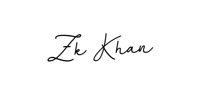 Create a beautiful signature design for name Zk Khan. With this signature (BallpointsItalic-DORy9) fonts, you can make a handwritten signature for free. Zk Khan signature style 11 images and pictures png
