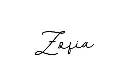 Make a beautiful signature design for name Zofia. With this signature (BallpointsItalic-DORy9) style, you can create a handwritten signature for free. Zofia signature style 11 images and pictures png