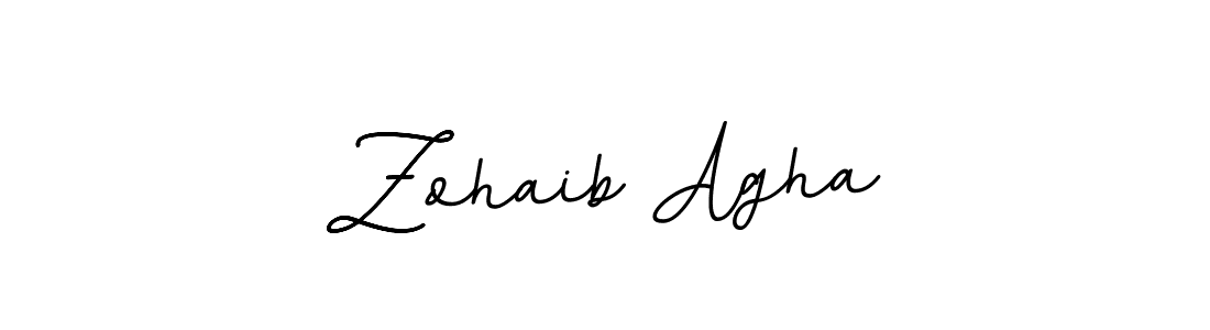 Zohaib Agha stylish signature style. Best Handwritten Sign (BallpointsItalic-DORy9) for my name. Handwritten Signature Collection Ideas for my name Zohaib Agha. Zohaib Agha signature style 11 images and pictures png