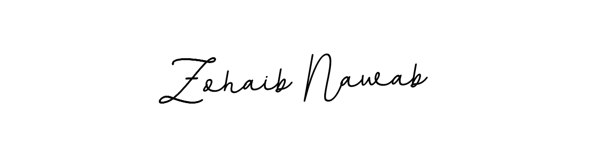 if you are searching for the best signature style for your name Zohaib Nawab. so please give up your signature search. here we have designed multiple signature styles  using BallpointsItalic-DORy9. Zohaib Nawab signature style 11 images and pictures png