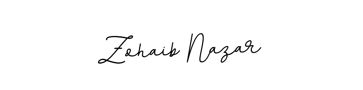 Design your own signature with our free online signature maker. With this signature software, you can create a handwritten (BallpointsItalic-DORy9) signature for name Zohaib Nazar. Zohaib Nazar signature style 11 images and pictures png