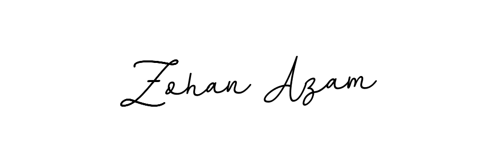 It looks lik you need a new signature style for name Zohan Azam. Design unique handwritten (BallpointsItalic-DORy9) signature with our free signature maker in just a few clicks. Zohan Azam signature style 11 images and pictures png