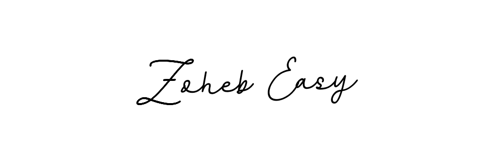 This is the best signature style for the Zoheb Easy name. Also you like these signature font (BallpointsItalic-DORy9). Mix name signature. Zoheb Easy signature style 11 images and pictures png