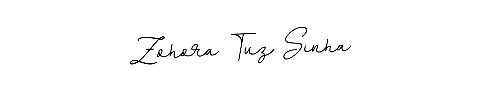 Make a beautiful signature design for name Zohora Tuz Sinha. Use this online signature maker to create a handwritten signature for free. Zohora Tuz Sinha signature style 11 images and pictures png