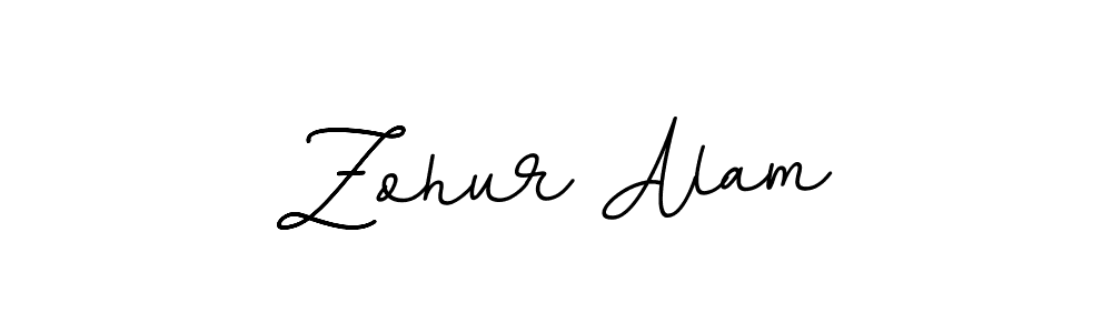 How to make Zohur Alam name signature. Use BallpointsItalic-DORy9 style for creating short signs online. This is the latest handwritten sign. Zohur Alam signature style 11 images and pictures png