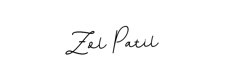 Make a beautiful signature design for name Zol Patil. Use this online signature maker to create a handwritten signature for free. Zol Patil signature style 11 images and pictures png