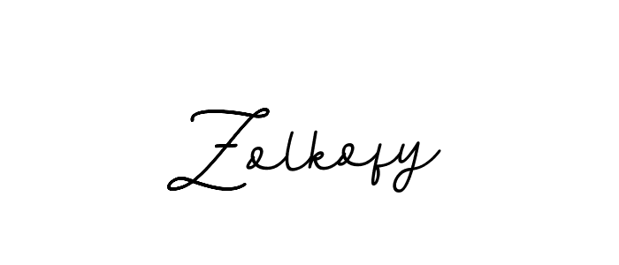 Make a beautiful signature design for name Zolkofy. With this signature (BallpointsItalic-DORy9) style, you can create a handwritten signature for free. Zolkofy signature style 11 images and pictures png