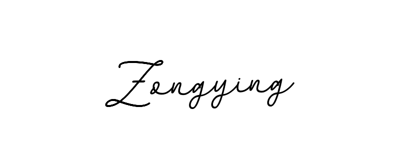Make a beautiful signature design for name Zongying. With this signature (BallpointsItalic-DORy9) style, you can create a handwritten signature for free. Zongying signature style 11 images and pictures png