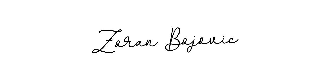 Make a beautiful signature design for name Zoran Bojovic. With this signature (BallpointsItalic-DORy9) style, you can create a handwritten signature for free. Zoran Bojovic signature style 11 images and pictures png