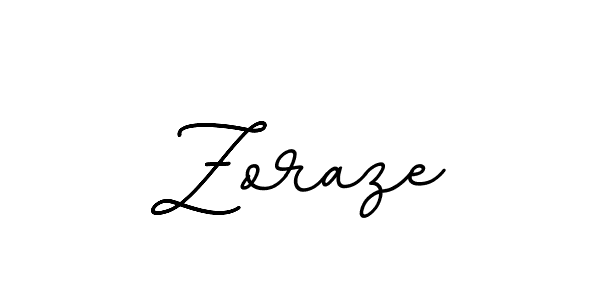 Create a beautiful signature design for name Zoraze. With this signature (BallpointsItalic-DORy9) fonts, you can make a handwritten signature for free. Zoraze signature style 11 images and pictures png