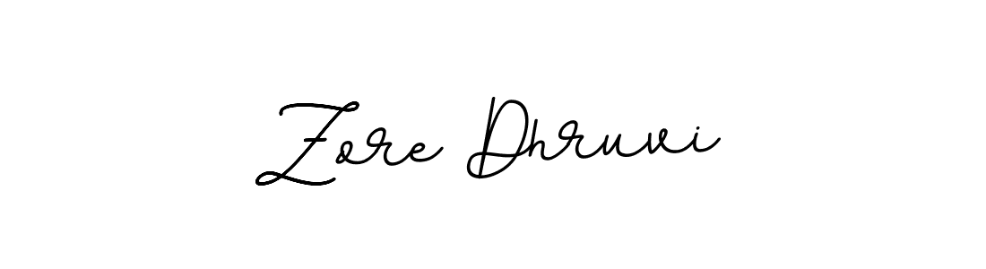 Make a beautiful signature design for name Zore Dhruvi. With this signature (BallpointsItalic-DORy9) style, you can create a handwritten signature for free. Zore Dhruvi signature style 11 images and pictures png