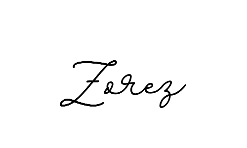 Create a beautiful signature design for name Zorez. With this signature (BallpointsItalic-DORy9) fonts, you can make a handwritten signature for free. Zorez signature style 11 images and pictures png
