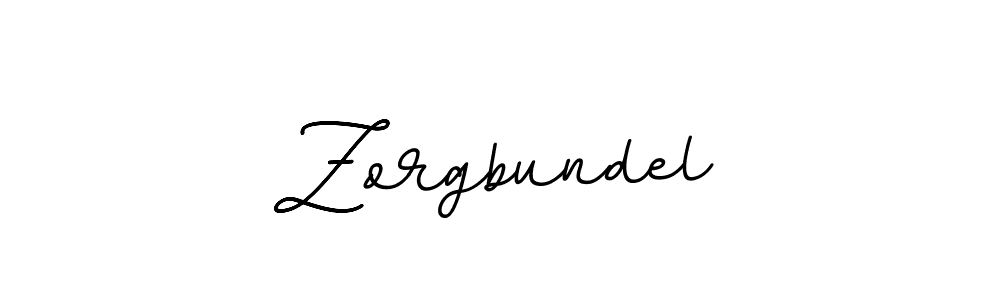 Make a beautiful signature design for name Zorgbundel. With this signature (BallpointsItalic-DORy9) style, you can create a handwritten signature for free. Zorgbundel signature style 11 images and pictures png