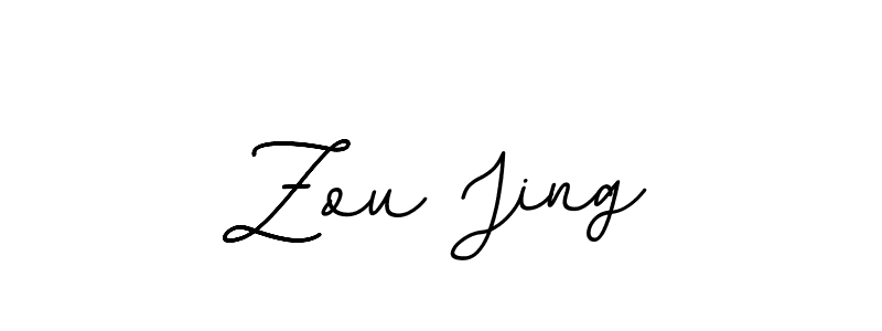 Zou Jing stylish signature style. Best Handwritten Sign (BallpointsItalic-DORy9) for my name. Handwritten Signature Collection Ideas for my name Zou Jing. Zou Jing signature style 11 images and pictures png