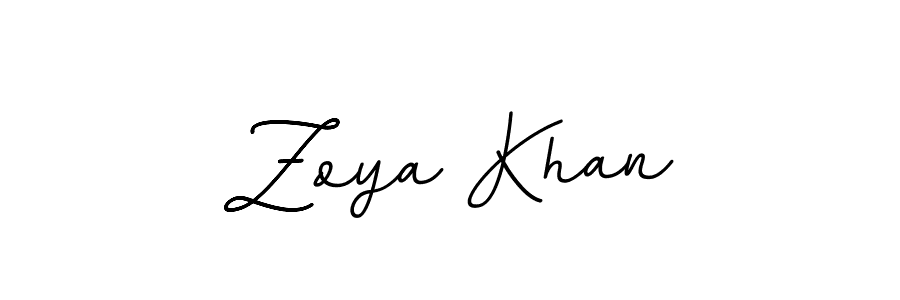 if you are searching for the best signature style for your name Zoya Khan. so please give up your signature search. here we have designed multiple signature styles  using BallpointsItalic-DORy9. Zoya Khan signature style 11 images and pictures png