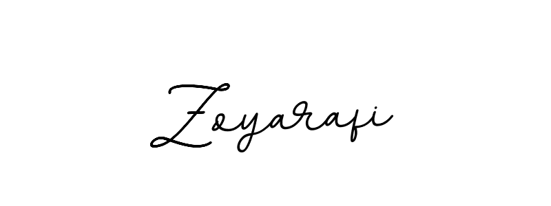 How to make Zoyarafi name signature. Use BallpointsItalic-DORy9 style for creating short signs online. This is the latest handwritten sign. Zoyarafi signature style 11 images and pictures png