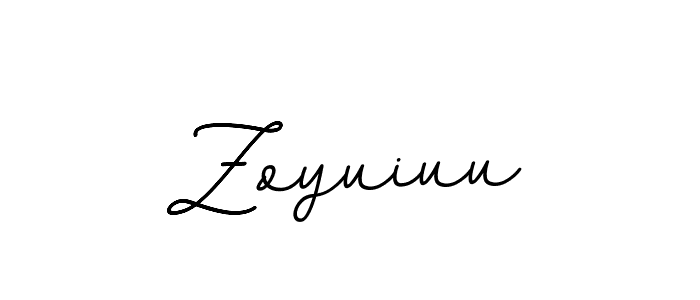 You should practise on your own different ways (BallpointsItalic-DORy9) to write your name (Zoyuiuu) in signature. don't let someone else do it for you. Zoyuiuu signature style 11 images and pictures png