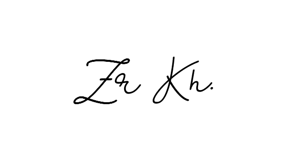 You should practise on your own different ways (BallpointsItalic-DORy9) to write your name (Zr Kh.) in signature. don't let someone else do it for you. Zr Kh. signature style 11 images and pictures png