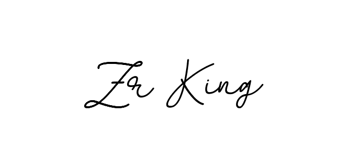 Create a beautiful signature design for name Zr King. With this signature (BallpointsItalic-DORy9) fonts, you can make a handwritten signature for free. Zr King signature style 11 images and pictures png