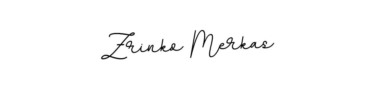 How to make Zrinko Merkas name signature. Use BallpointsItalic-DORy9 style for creating short signs online. This is the latest handwritten sign. Zrinko Merkas signature style 11 images and pictures png