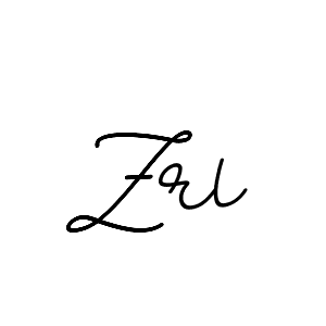 How to make Zrl signature? BallpointsItalic-DORy9 is a professional autograph style. Create handwritten signature for Zrl name. Zrl signature style 11 images and pictures png