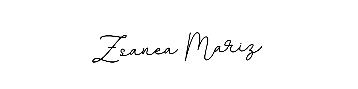 The best way (BallpointsItalic-DORy9) to make a short signature is to pick only two or three words in your name. The name Zsanea Mariz include a total of six letters. For converting this name. Zsanea Mariz signature style 11 images and pictures png