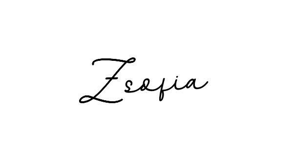 Design your own signature with our free online signature maker. With this signature software, you can create a handwritten (BallpointsItalic-DORy9) signature for name Zsofia. Zsofia signature style 11 images and pictures png