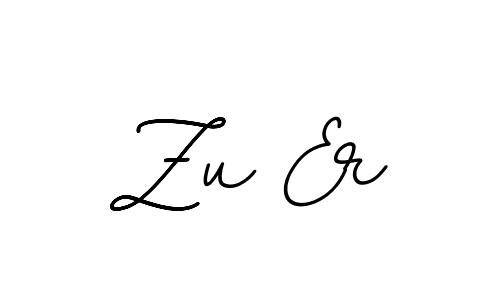 The best way (BallpointsItalic-DORy9) to make a short signature is to pick only two or three words in your name. The name Zu Er include a total of six letters. For converting this name. Zu Er signature style 11 images and pictures png