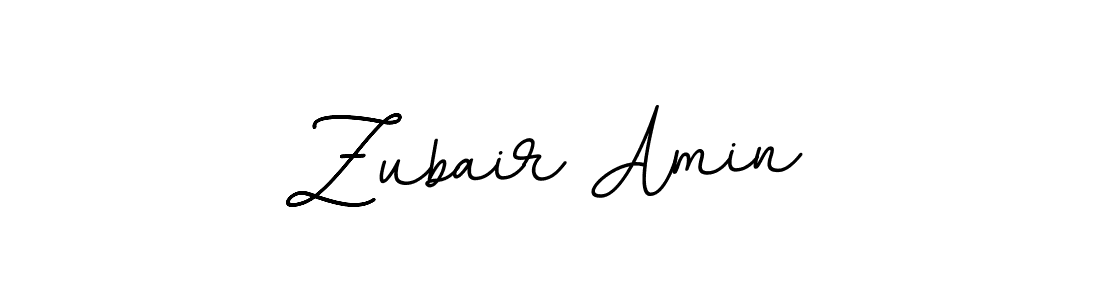 Use a signature maker to create a handwritten signature online. With this signature software, you can design (BallpointsItalic-DORy9) your own signature for name Zubair Amin. Zubair Amin signature style 11 images and pictures png