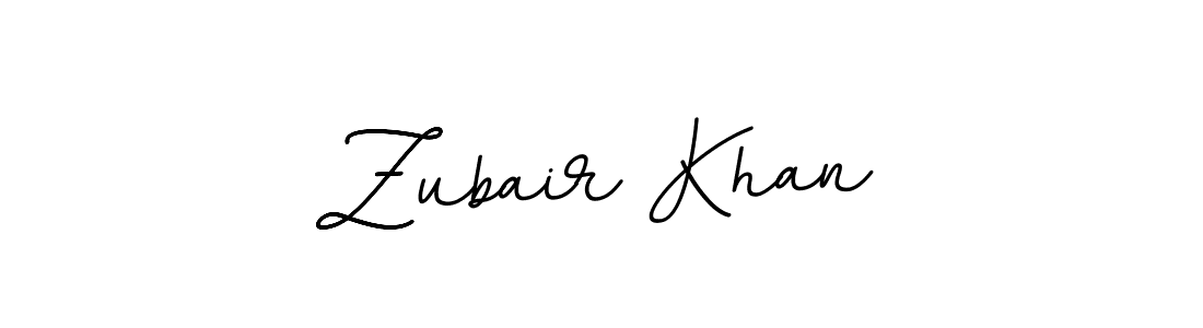 Use a signature maker to create a handwritten signature online. With this signature software, you can design (BallpointsItalic-DORy9) your own signature for name Zubair Khan. Zubair Khan signature style 11 images and pictures png