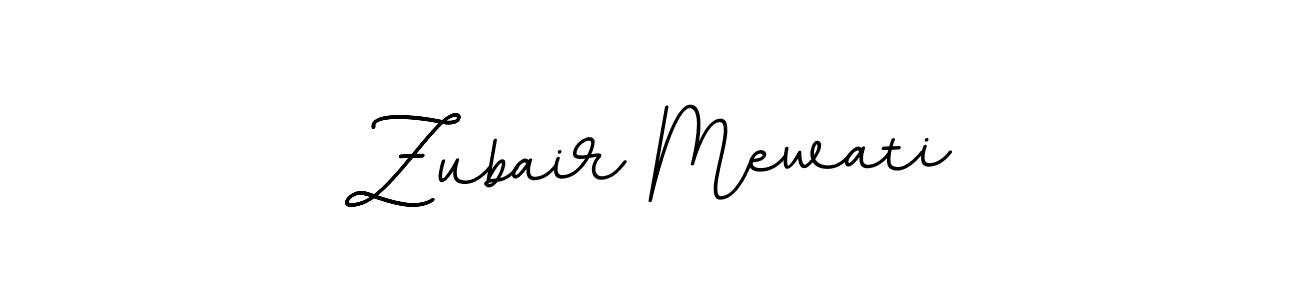 How to make Zubair Mewati name signature. Use BallpointsItalic-DORy9 style for creating short signs online. This is the latest handwritten sign. Zubair Mewati signature style 11 images and pictures png