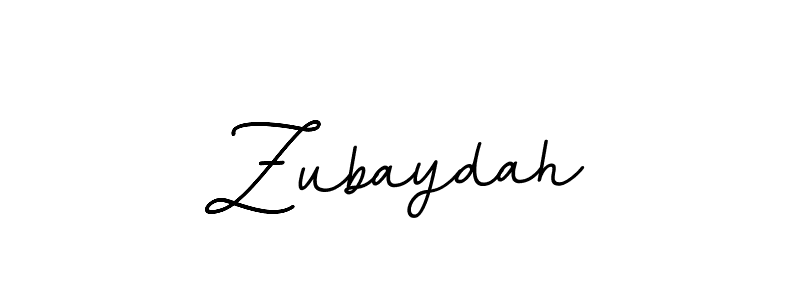 Make a beautiful signature design for name Zubaydah. With this signature (BallpointsItalic-DORy9) style, you can create a handwritten signature for free. Zubaydah signature style 11 images and pictures png