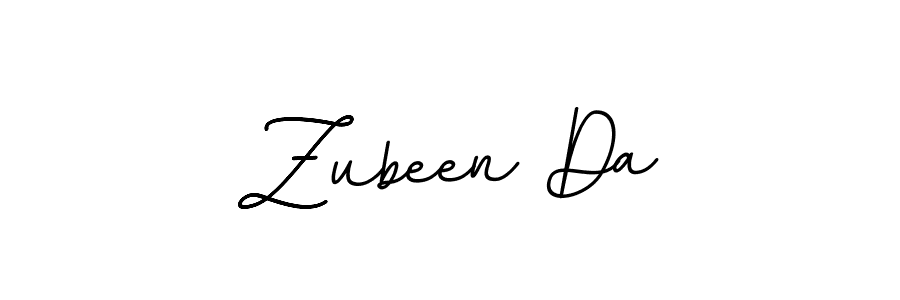 Use a signature maker to create a handwritten signature online. With this signature software, you can design (BallpointsItalic-DORy9) your own signature for name Zubeen Da. Zubeen Da signature style 11 images and pictures png