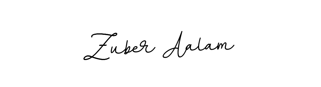 Zuber Aalam stylish signature style. Best Handwritten Sign (BallpointsItalic-DORy9) for my name. Handwritten Signature Collection Ideas for my name Zuber Aalam. Zuber Aalam signature style 11 images and pictures png